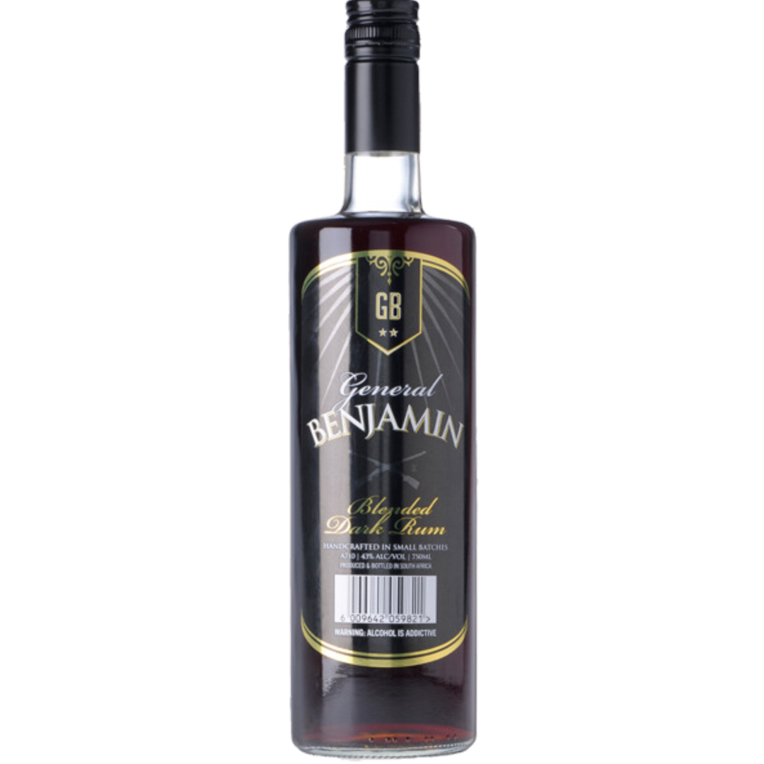 GENERAL BENJAMIN DARK RUM 750ML